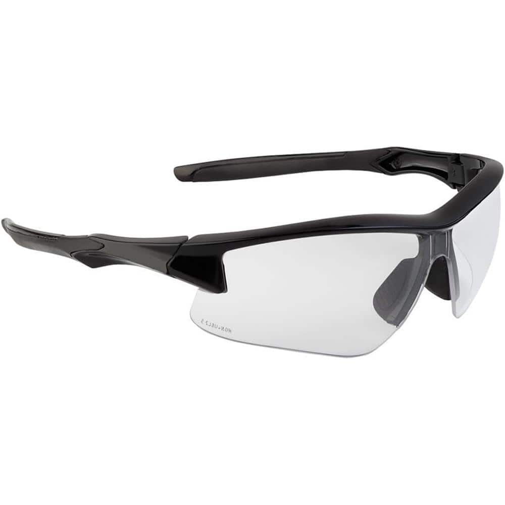 Howard Leight UVEX Acadia Shooting Glasses Black with Clear Lens