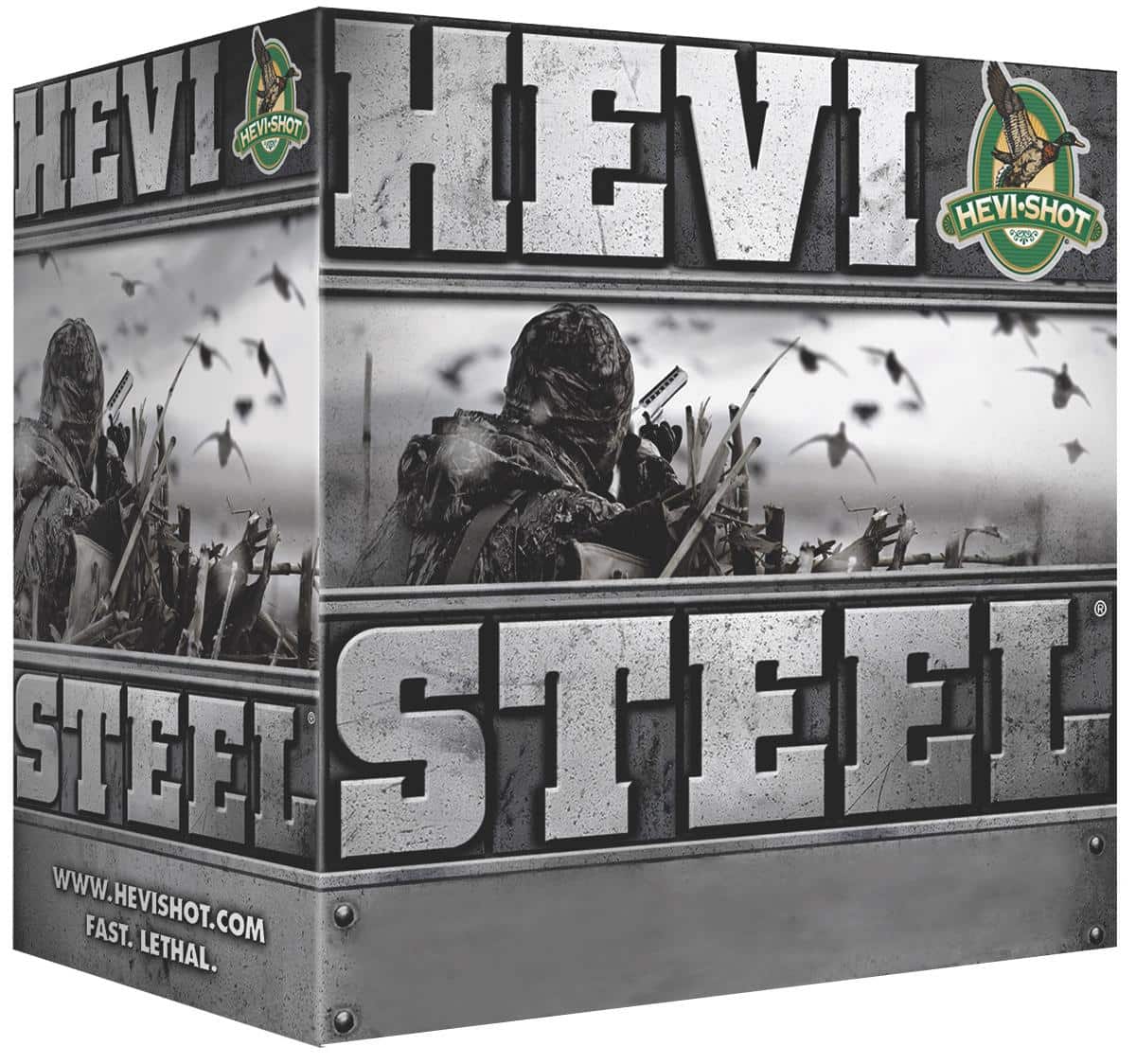 HEVI-Shot HEVI-Steel Shotshells 12 ga 2-3/4" 1-1/8 oz  1500 fps #3 25/Box