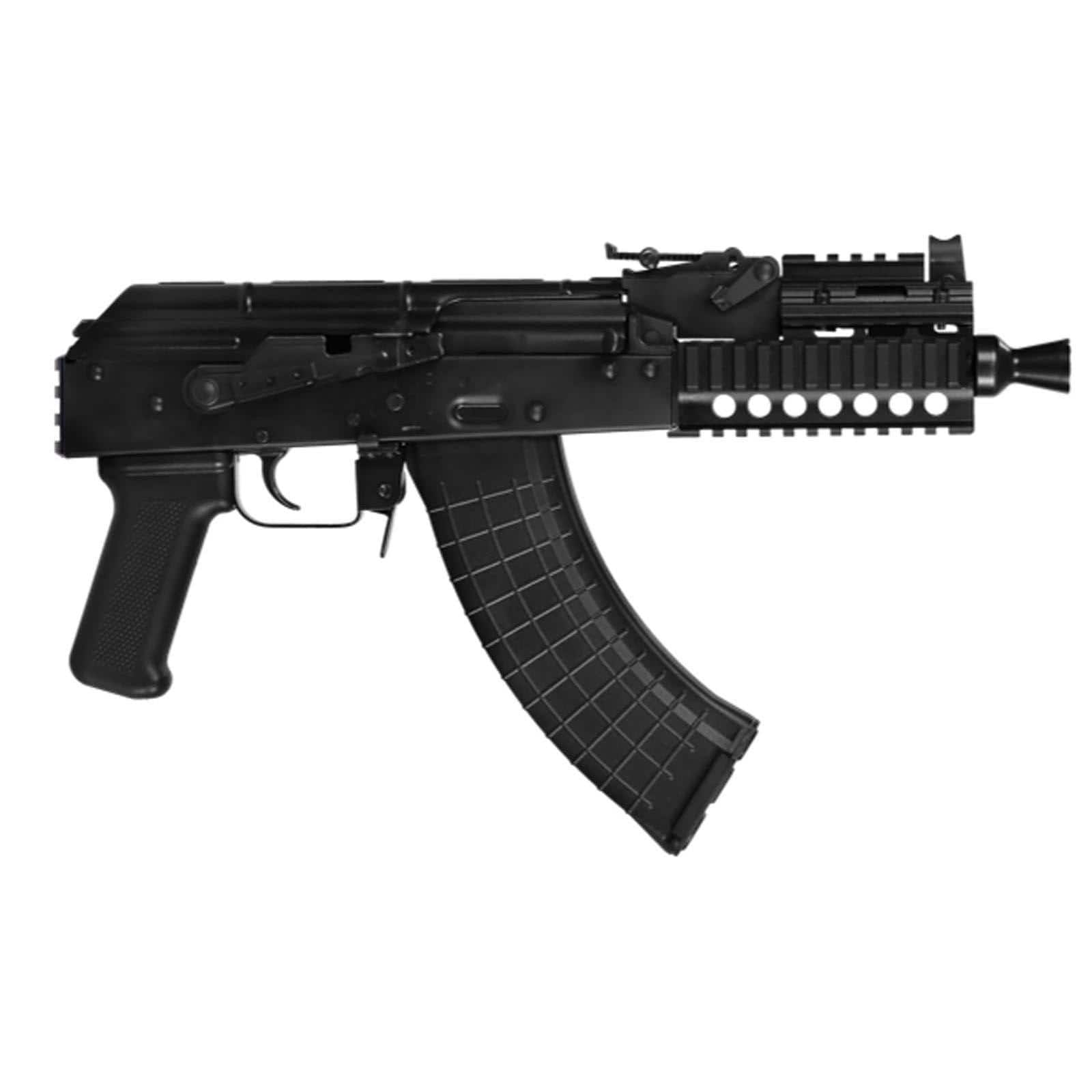 Pioneer Arms Micro Hellpup PRO Pistol 7.62x39mm 30rd Magazine(2) 7" Barrel Rear Pic Rail