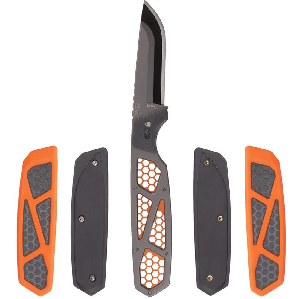 Outdoor Edge Razor Apx Folding Knife 6 3" Blades Orange
