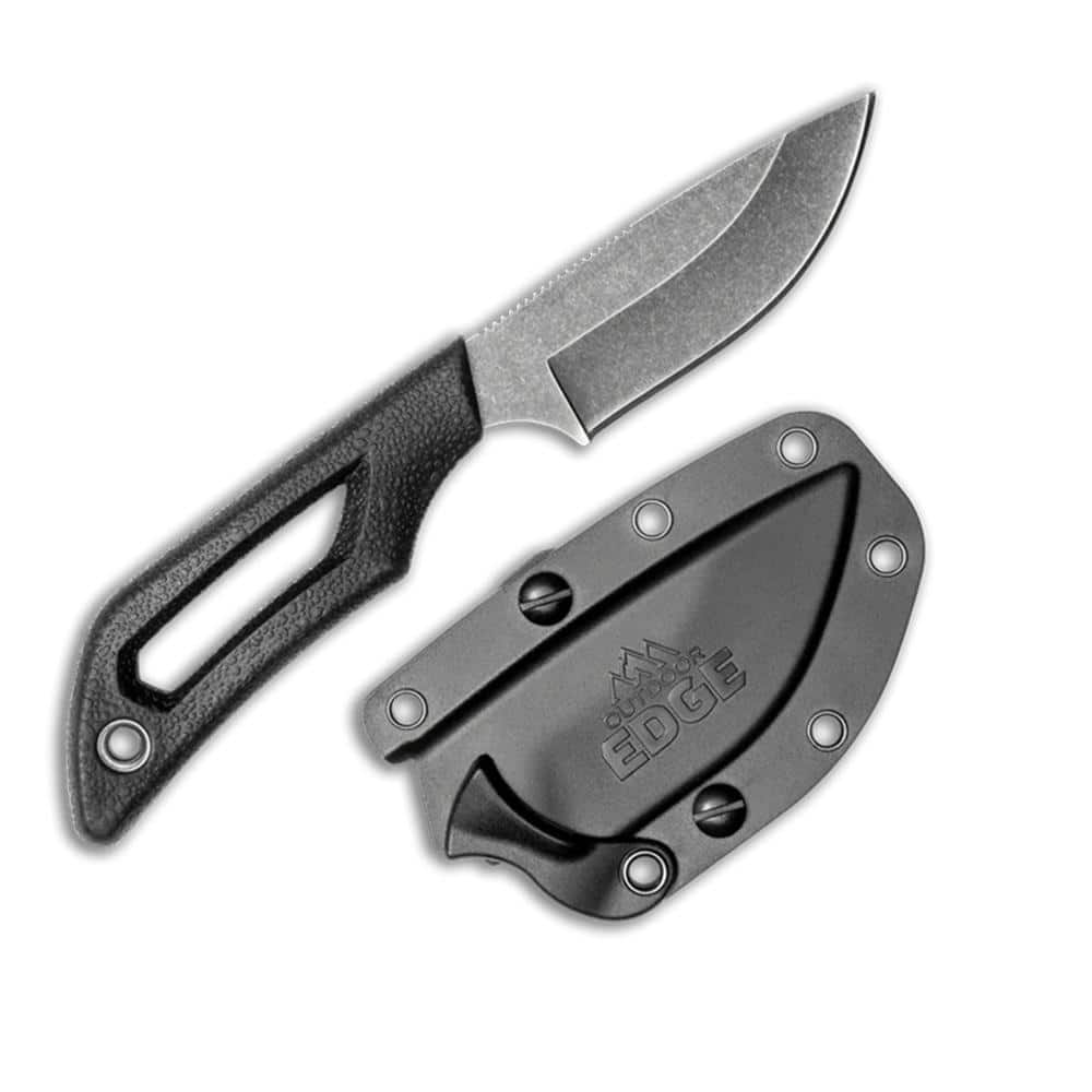 Outdoor Edge Pivot Knife 2-1/2" Drop-Point Blade Black