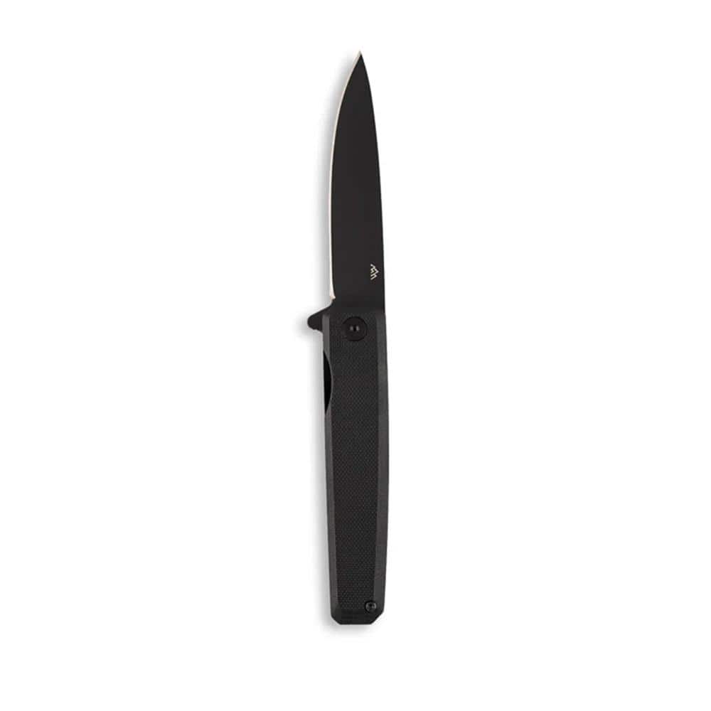 Outdoor Edge Peleus Folding 3-3/10" Clip Point Blade Blade Black