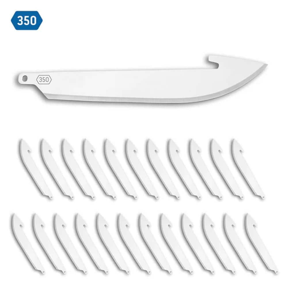 Outdoor Edge 3-1/2" Drop-Point Blade Pack 24/ct