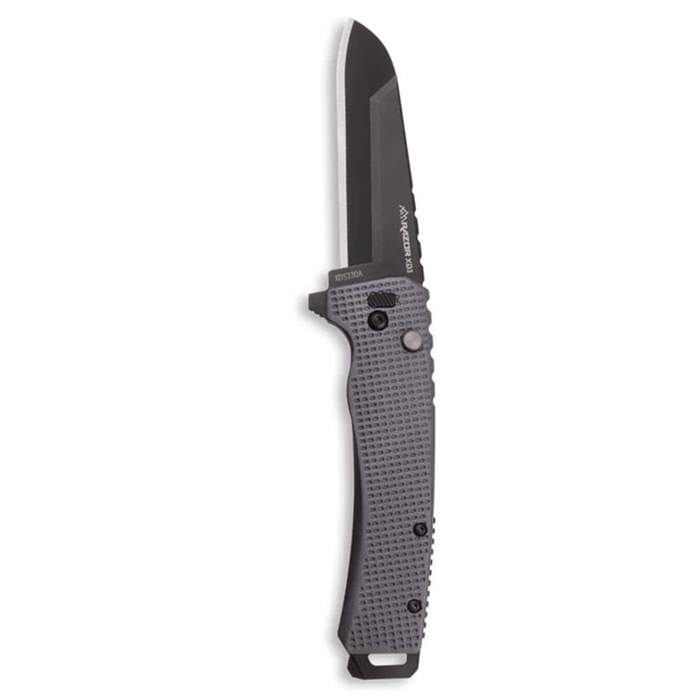 Outdoor Edge Razor XD3 Replaceable Blade Folding Knife 3" Blades Charcoal