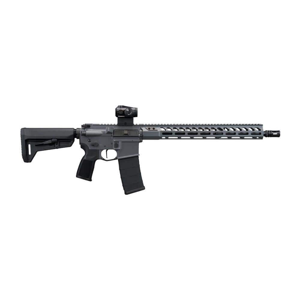Sig Sauer  M400 Forge Concrete Gray Rifle 5.56 NATO 30rd Magazine 16" Barrel ROMEO-MSR GEN II Adjustable Stock M-LOK Handguard