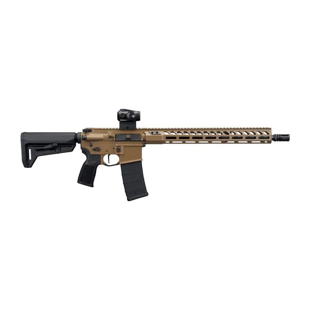 Sig Sauer M400 Forge FDE Rifle 5.56 NATO 30rd Magazine 16" Barrel ROMEO-MSR GEN II Adjustable Stock M-LOK Handguard