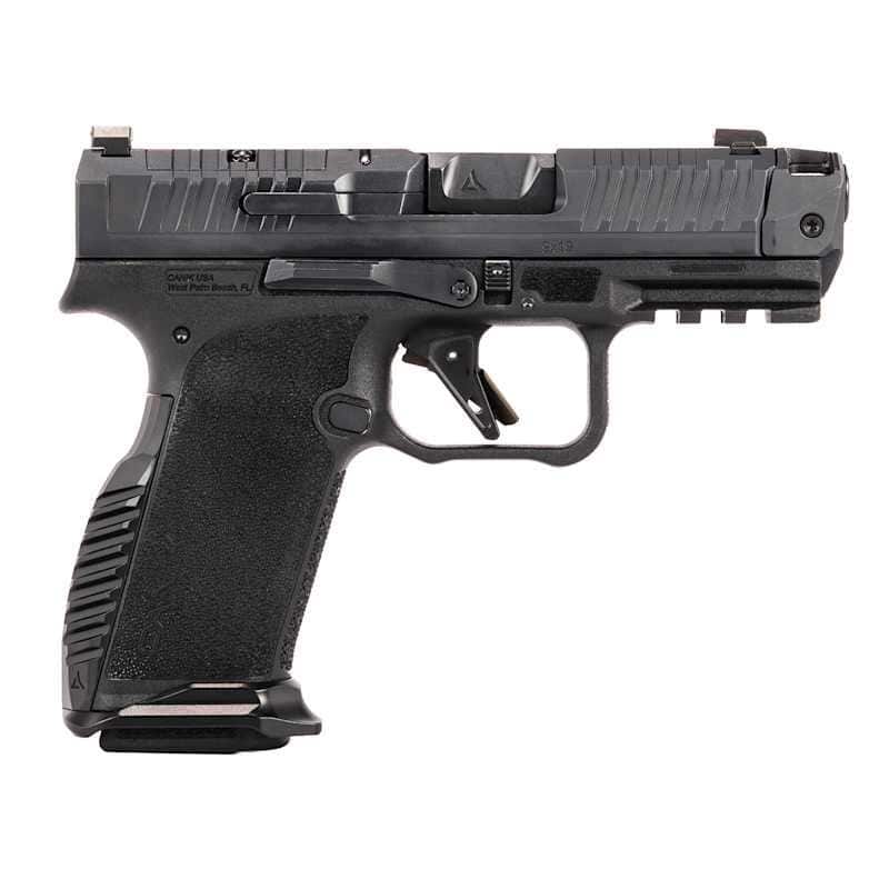 Canik Prime Radian Handgun 9mm Luger 10rd Magazines(2) 3.83" Comp Barrel Optic Ready Black