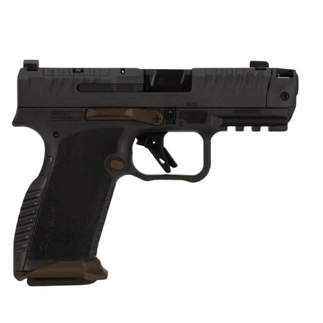 Canik Prime Radian Handgun 9mm Luger 10rd Magazines(2) 3.83" Comp Barrel Optic Ready Grey