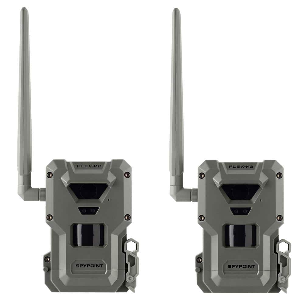 Spypoint FLEX-M2 Cellular Trail Camera 32MP Twin Pack
