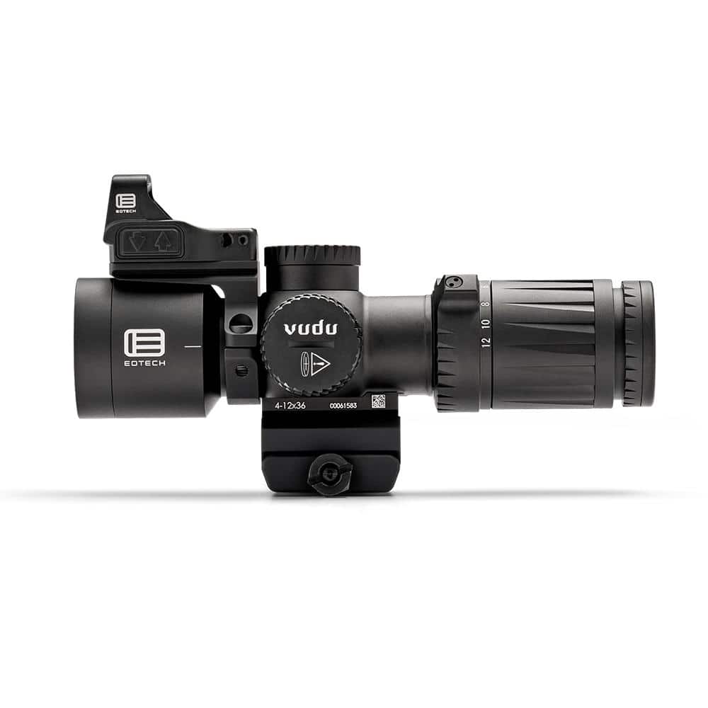Eotech Vudu Rifle Scope EFLX & Ring Mount Package 4-12x36 FFP MD5 Black