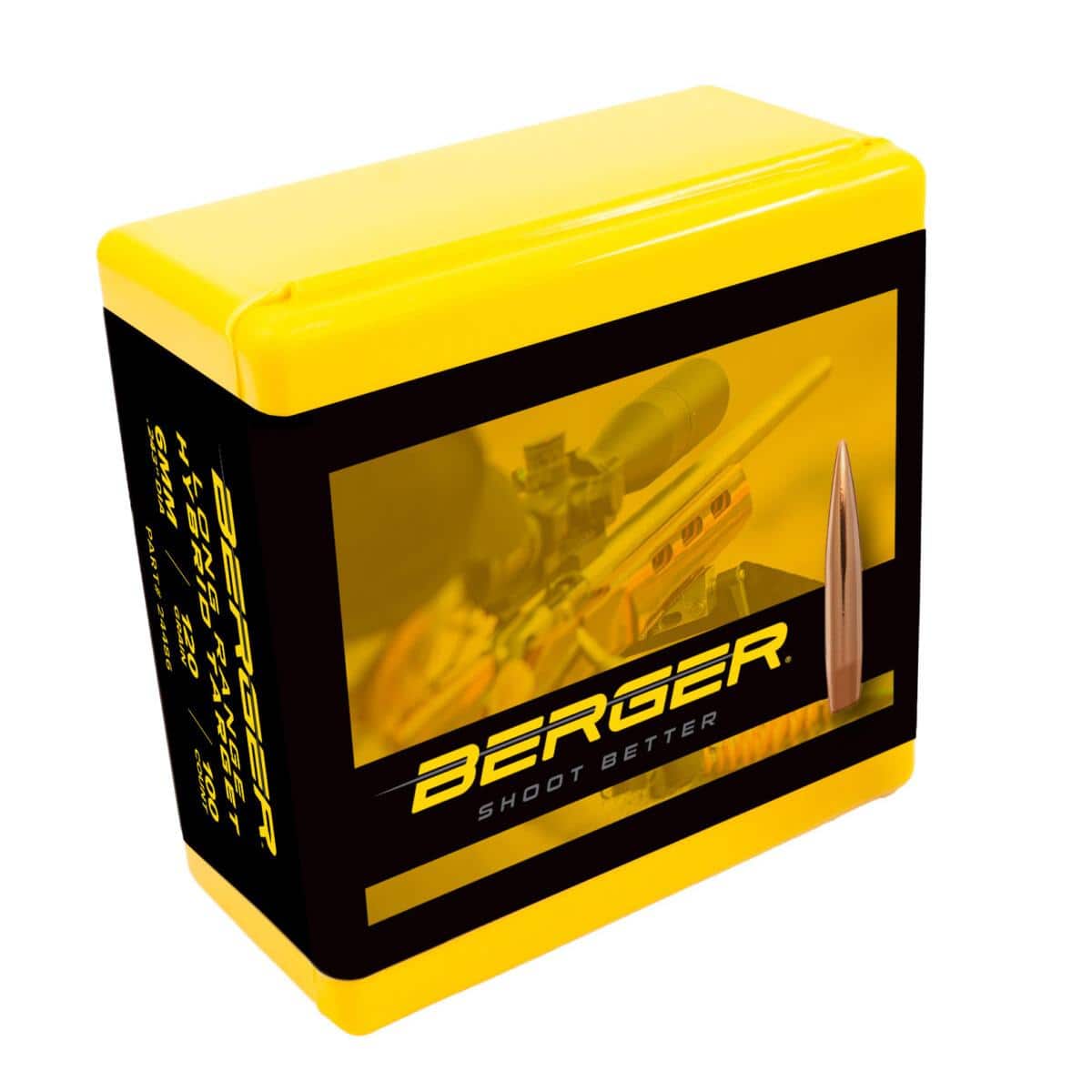 Berger Long Range Hybrid Target Bullets - 6mm 120gr OTM 100/ct