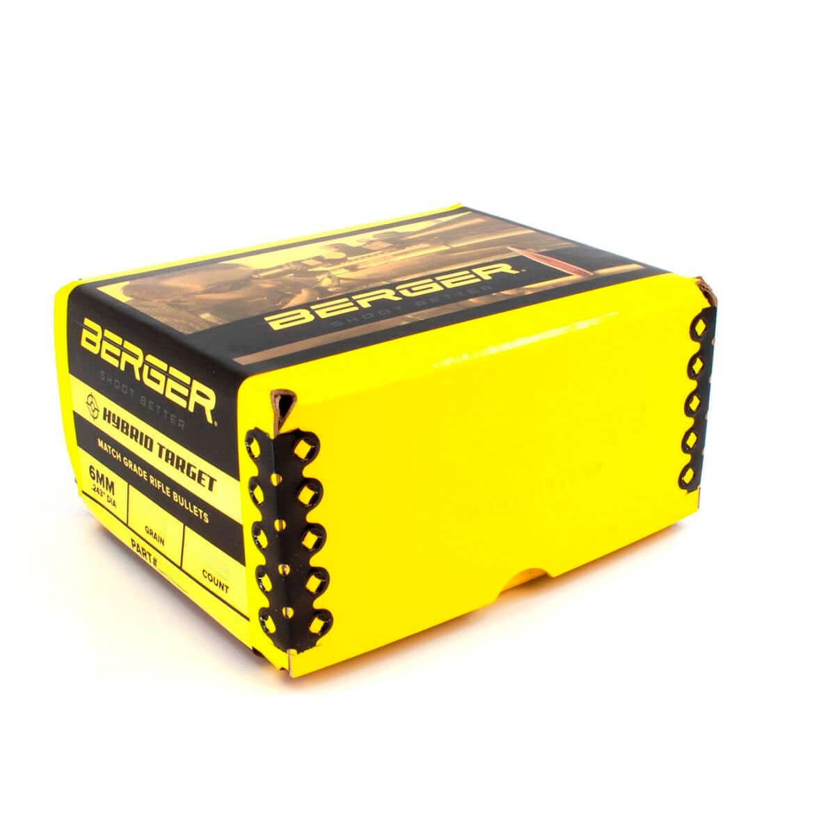 Berger Long Range Hybrid Target Bullets - 6mm 120gr OTM 500/ct