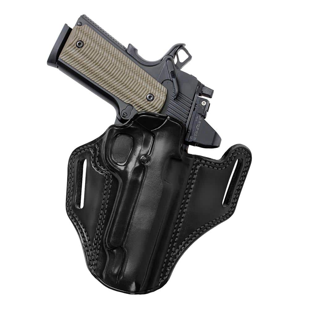 Galco Combat Master 2.0 Belt Holster for 5" 1911 With or Without Red Dot Black RH