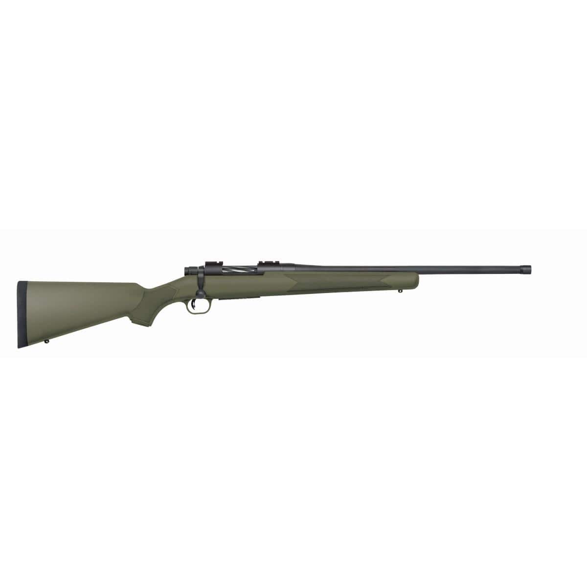 Mossberg Patriot 450 Bushmaster 4rd Capacity 20in Threaded Barrel Matte Blue OD Green Stock