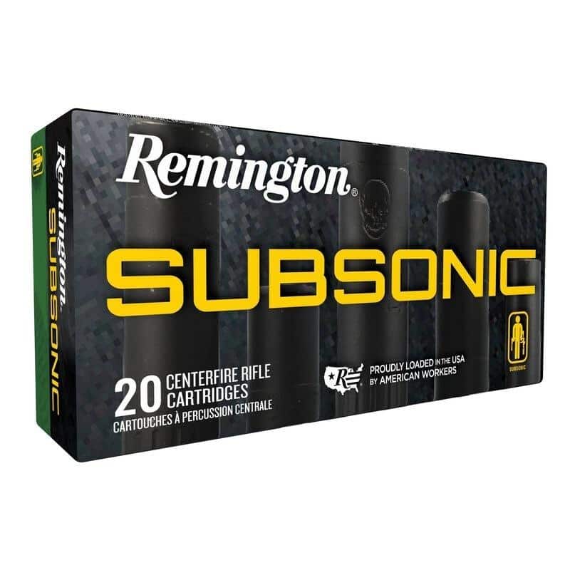 Remington Subsonic Rifle Ammunition 45-70 Govt 300gr HP 1000 fps 20/ct