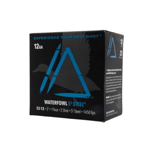 Apex Ammunition Waterfowl S3 Steel Shotshells 12ga 3" 1-1/4oz #2 1450 fps 25/ct