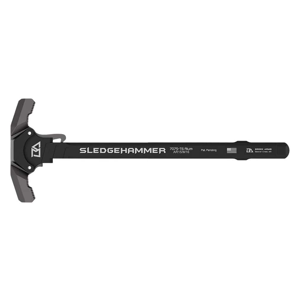 Breek Arms Sledgehammer AR-15 Gas Block Charging Handle Grey