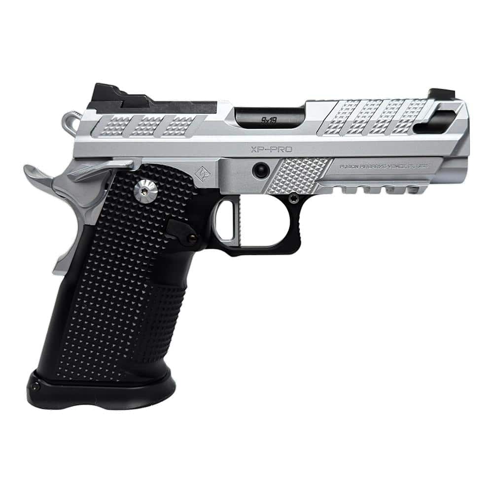 Fusion XP Pro V2 Double-Stack 1911 Handgun 9mm Luger 17rd Magazines (2) 4" Ported Barrel Chrome