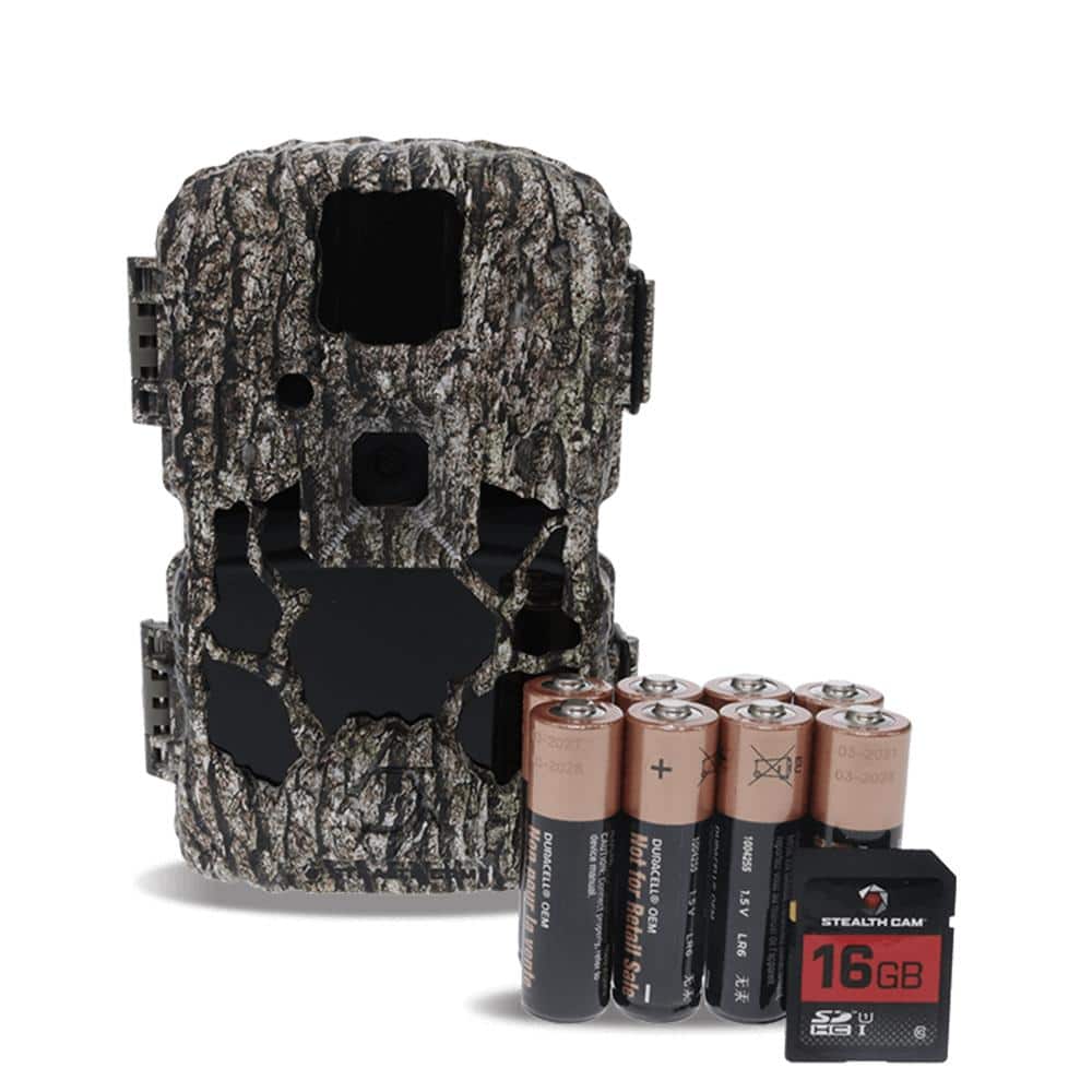 Stealth Cam Prevue 30 Combo Cellular Trail Camera with 8 AA Batteries and 16GB Memory Card