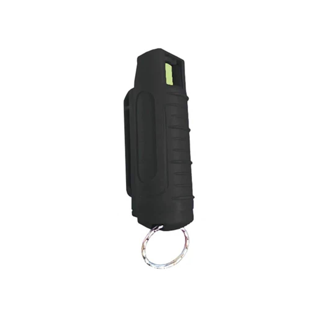 Personal Security Products Blue Heat Pepper Spray with Key Ring 1/2 oz Black