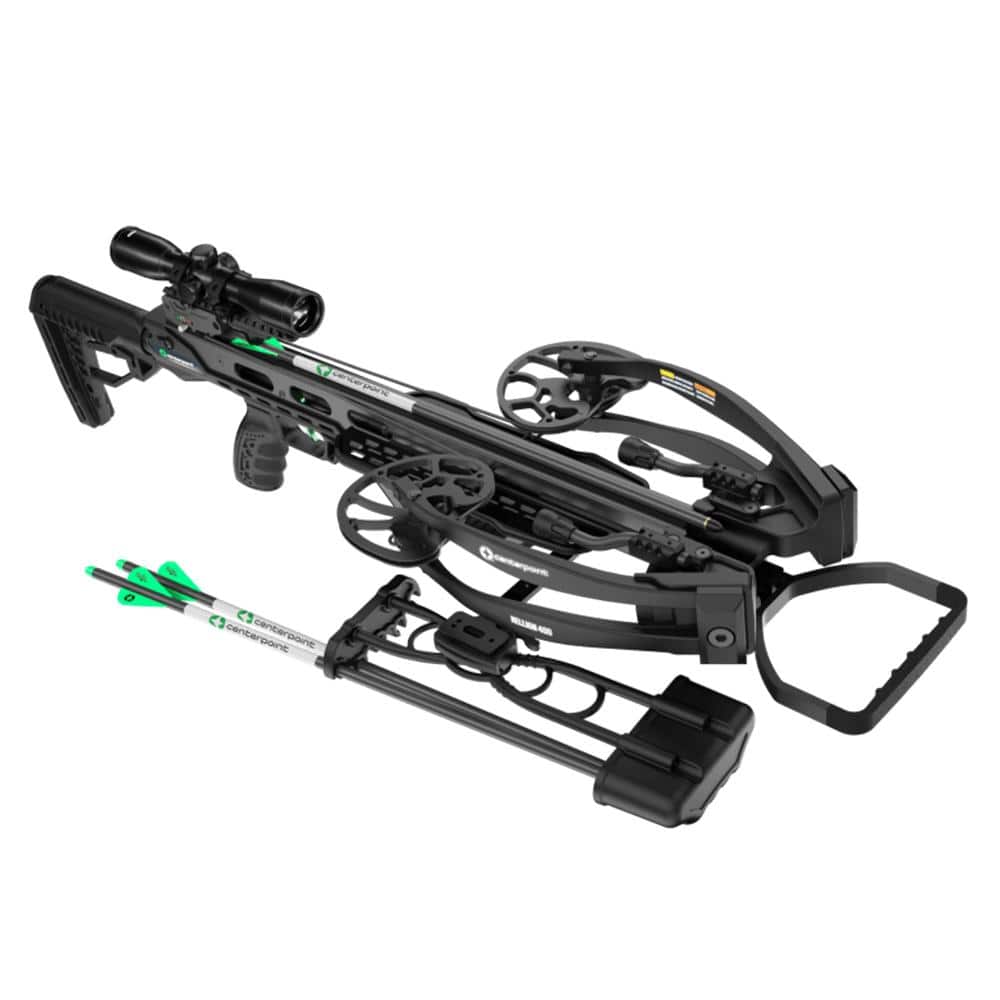 Centerpoint Hellion 400 Compound Crossbow 185 lb Draw Weight 400 fps Black