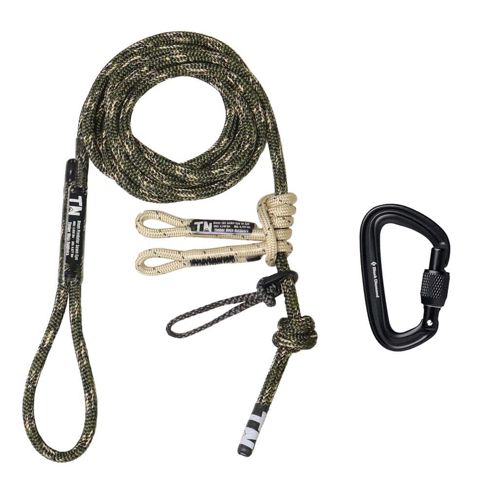 Timber Ninja Outdoors Predator Tree Tethers & Lineman's Ropes 8mm 8ft