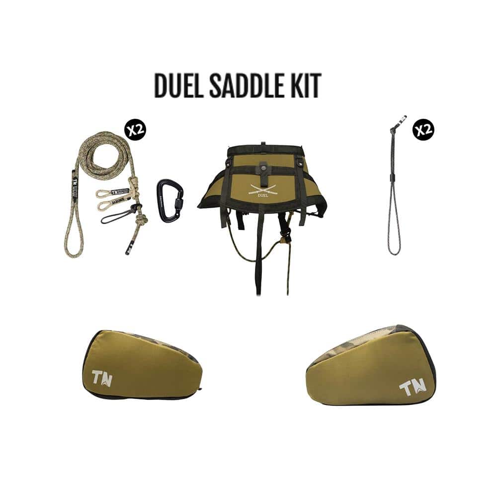 Timber Ninja Outdoors Duel Saddle Starter Kit Regular Up To 36"
