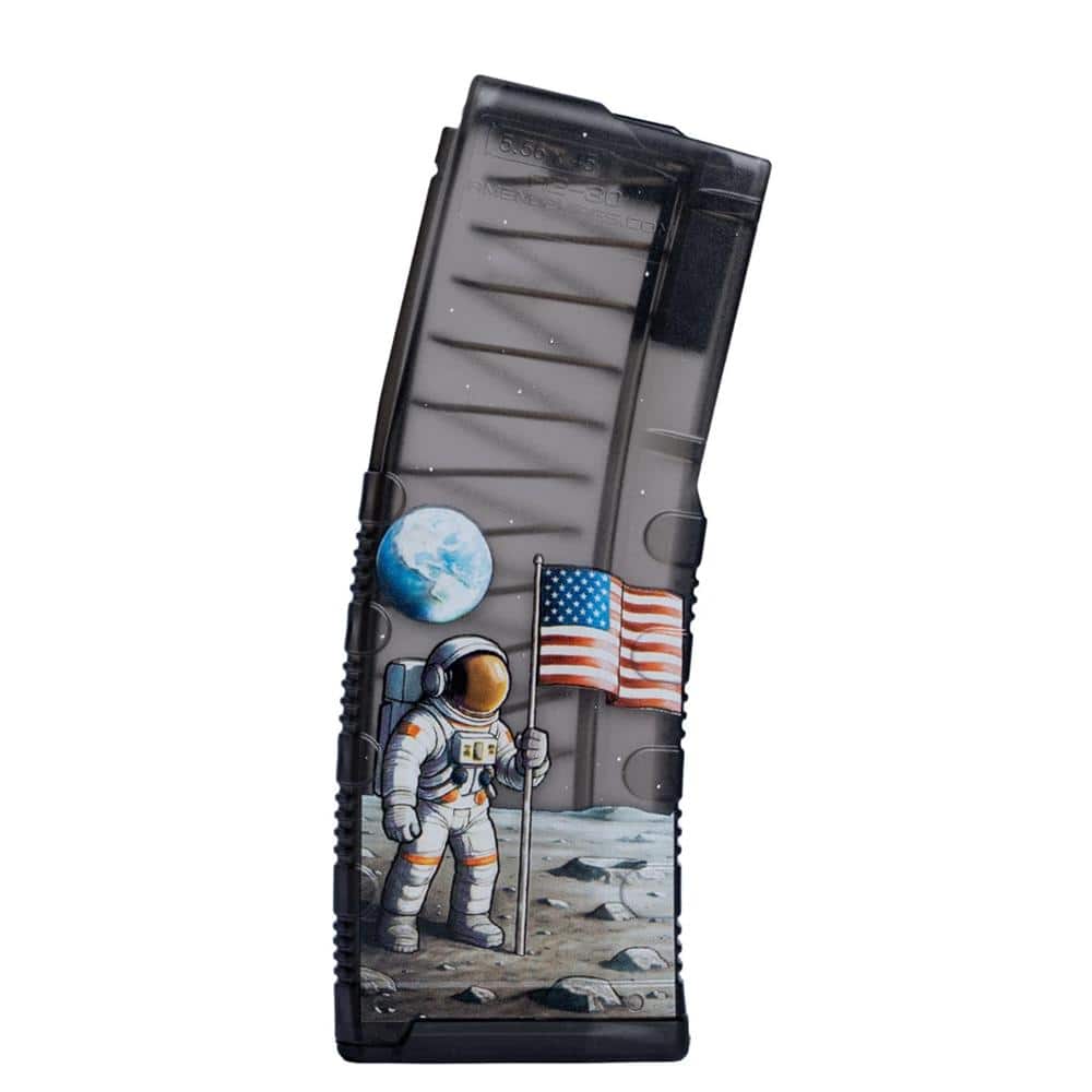 Amend2 Smoke Man On The Moon AR-15 Mod-C Rifle Magazine 5.56/.223 30/rd