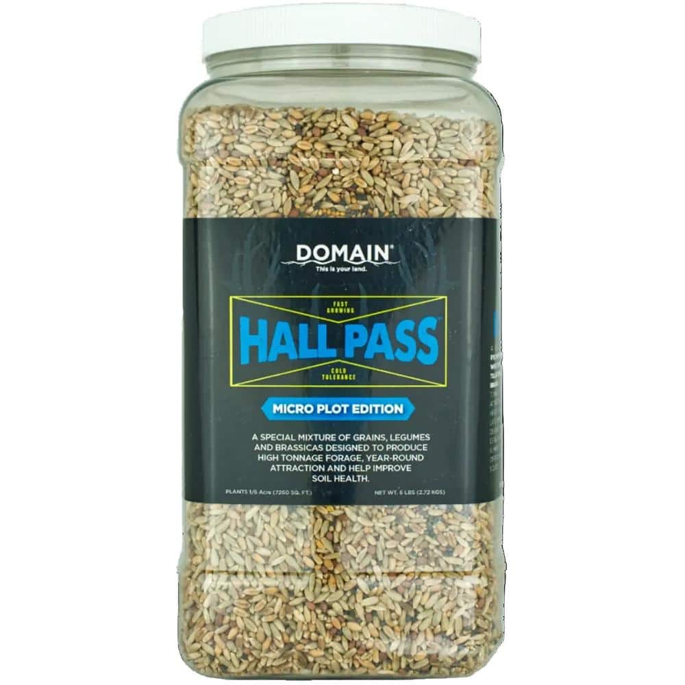Domain Hall Pass Food Plot Seed 1/6 Acre 6 lbs