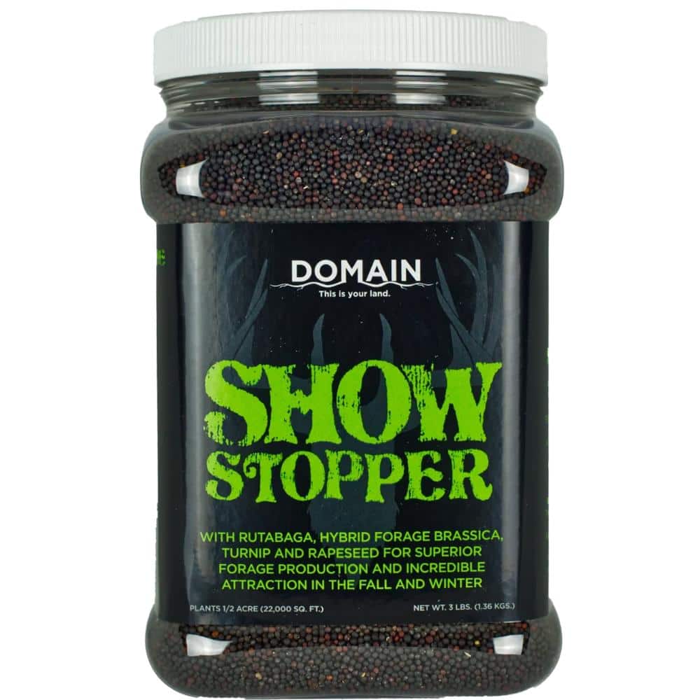 Domain Show Stopper Food Plot Seed 1/2 Acre 3 lbs