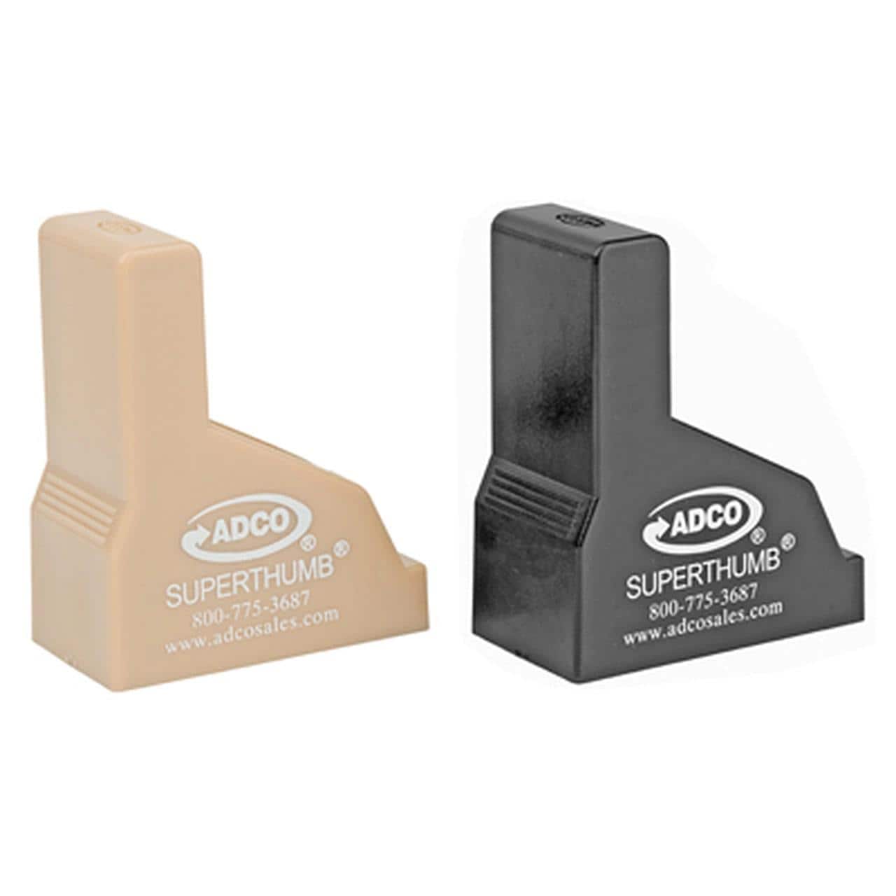 Adco Super Thumb Mag Loader/unloader 2/ct Black and Tan