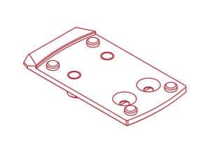 ZRO Delta MODULUS Mounting Plate - SHIELD
