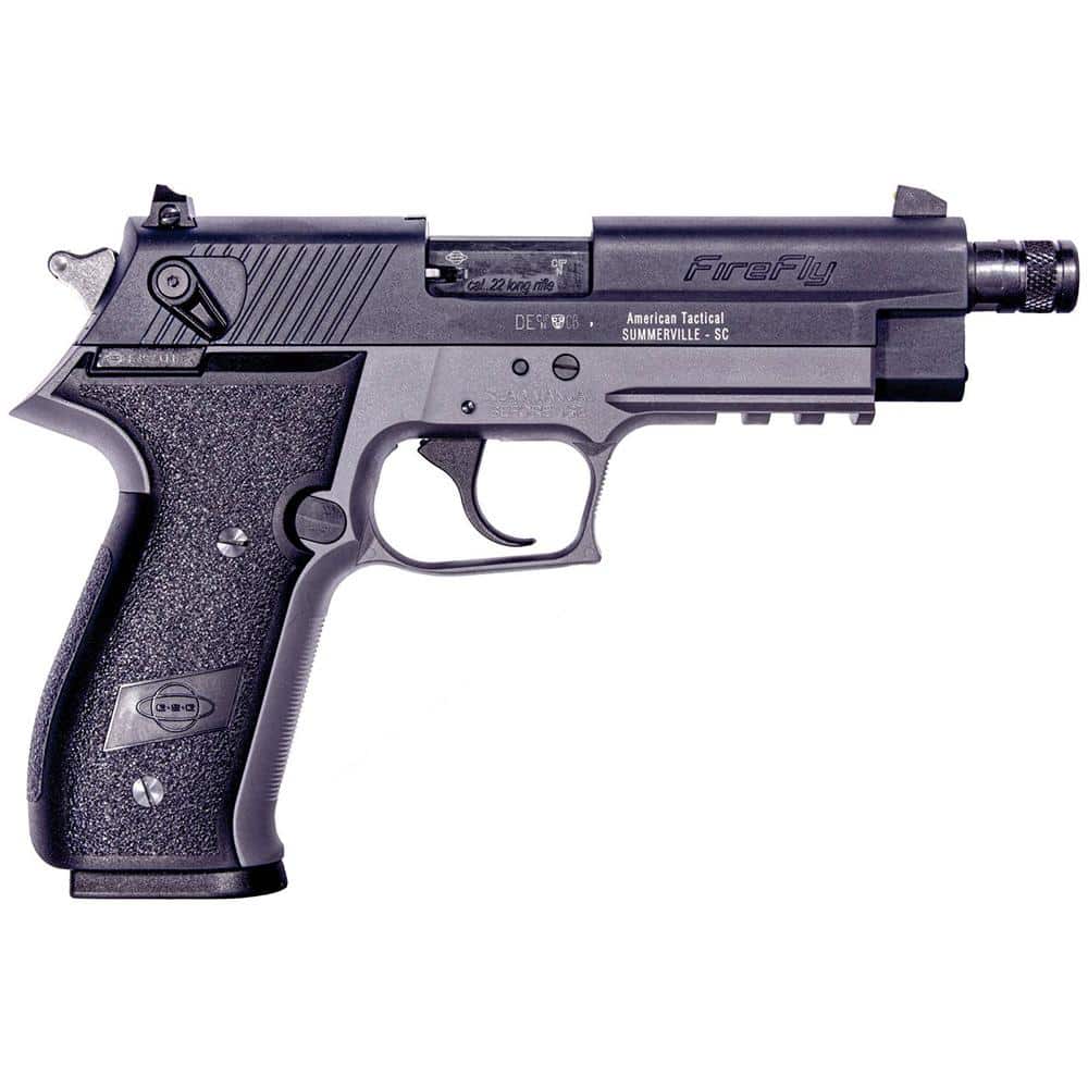 ATI GSG Firefly Handgun .22 LR 13rd Magazines(2) 4.9 Threaded Barrel Smoke Frame