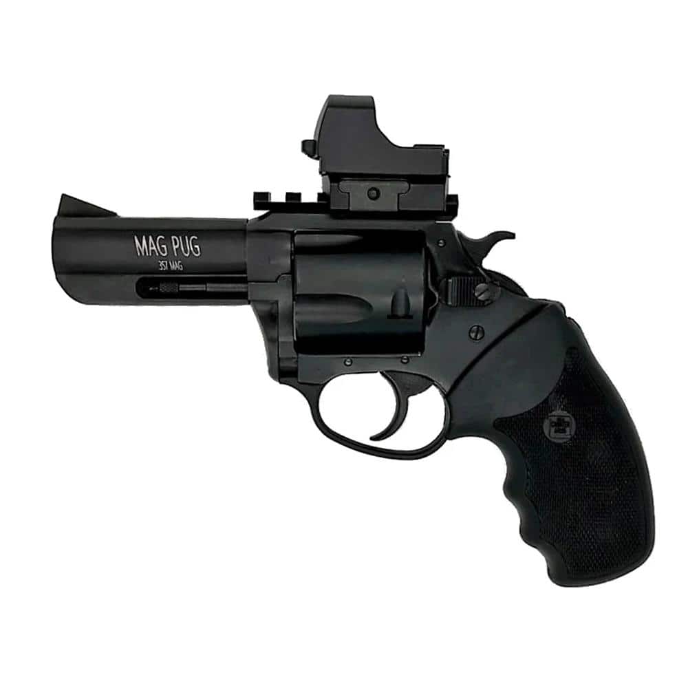 Charter Arms Mag Pug Handgun 357 Mag 5rd Capacity 3" Barrel Black with Red Dot - Refurbished