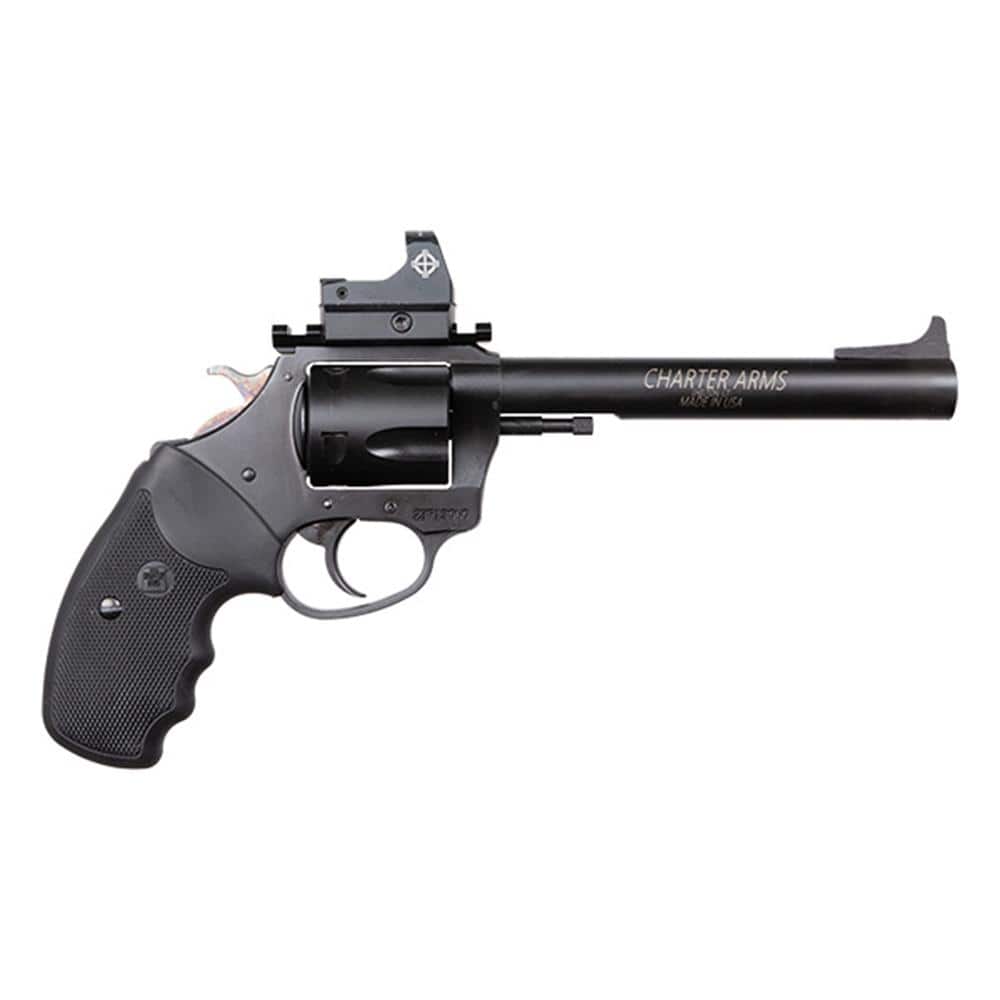 Charter Arms Target Mastiff Handgun 9mm Luger 5rd Magazine 6" Barrel Black with Optic