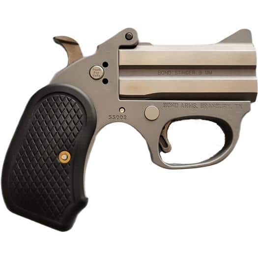 Bond Arms Honey-B Stinger Handgun 9mm Luger 2rd Capacity 3" Barrel B6 Resin Grips