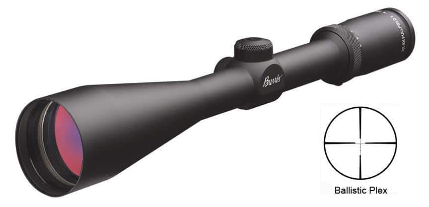 BLEMISHED Burris Fullfield II Rifle Scope - 3-9x50mm 30-11' 3.1-3.8" Ballistic Plex Reticle Matte
