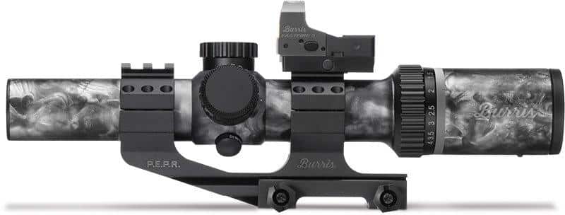 BLEMISHED Burris SkullTac Rifle Scope Combo w/FastFire III AR-P.E.P.R. Mount - 1-4x24mm Ballistic CQ 5.56 Camo