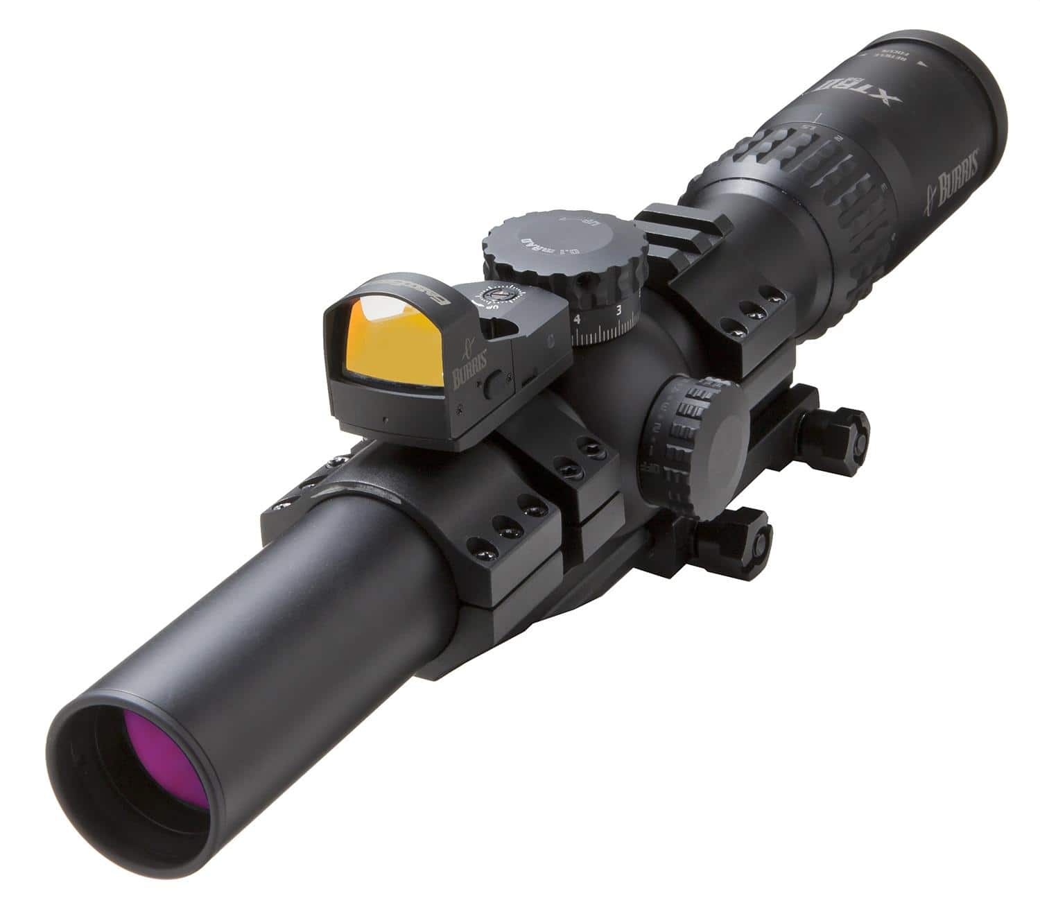 REFURBISHED Burris XTR II Rifle Scope Combo - 1.5-8x28mm Illum. XTR II Ballistic 5.56 G3 Reticle Matte