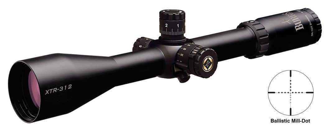 BLEMISHED Burris 3-12x50mm Xtreme Tactical Scope Mil-Dot Reticle Matte Side PA