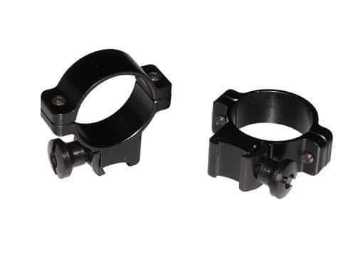 Burris Deluxe Aluminum .22 Rings 1" Medium 0.80 in Actual Height - Gloss