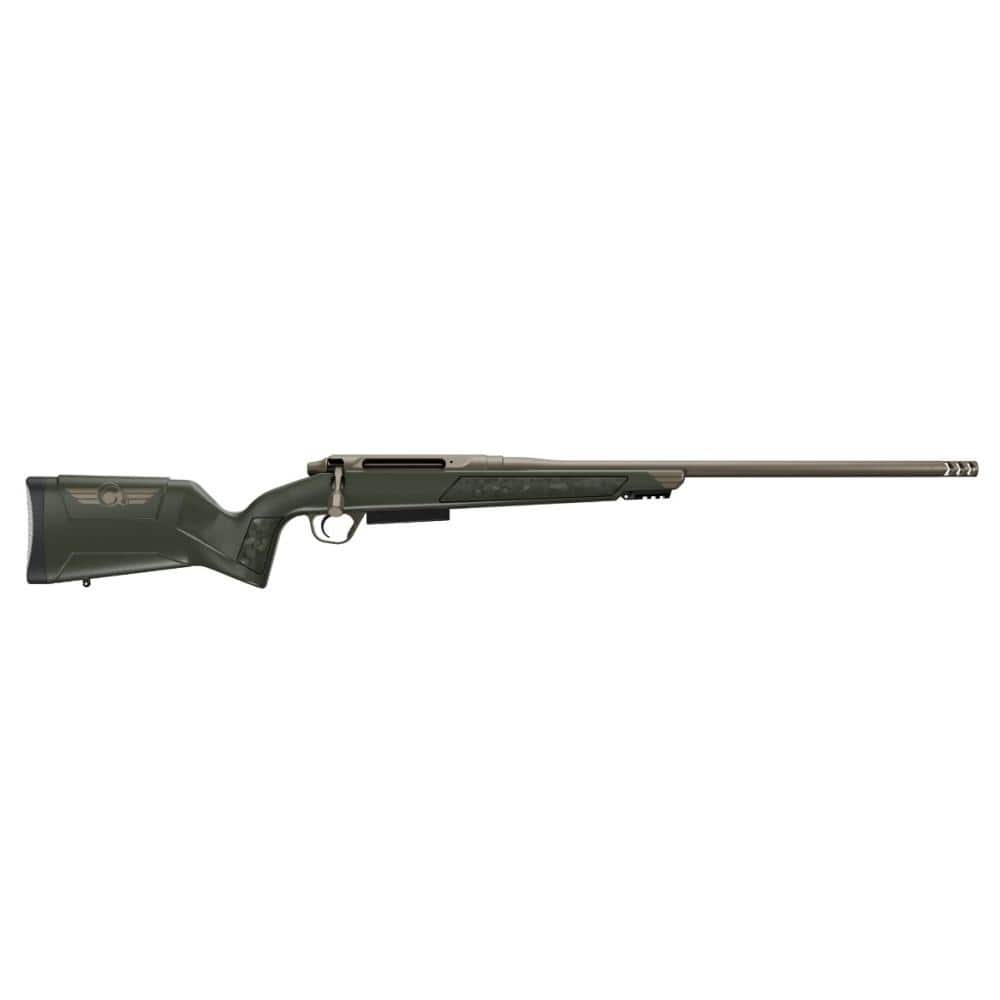 Christensen Arms Evoke Rifle 7mm PRC 4rd Magazine 22" 5/8x24" Threaded Barrel Bronze and OD Green