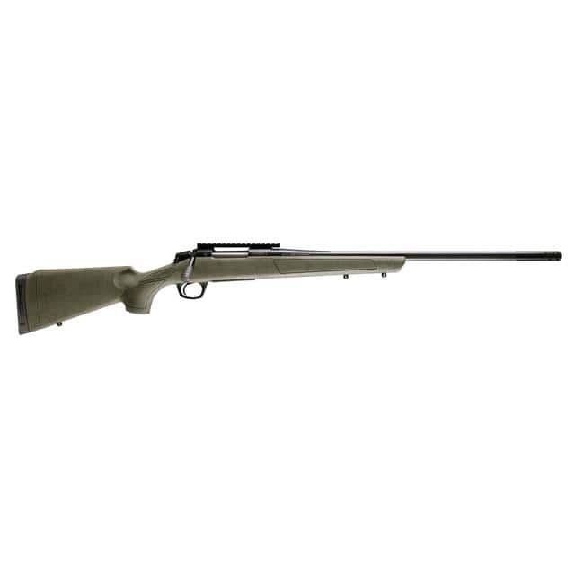 CVA Cascade XT Rifle 35 Whelen 3rd Capacity 24" Threaded Cerakote Black Barrel OD Green/Black Web Stock Pic Rail