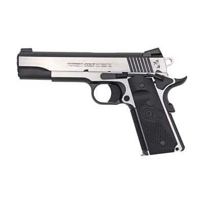 Colt Combat Elite Government Handgun .45 Auto 8rd Magazine 5" Barrel Two-Tone Finish