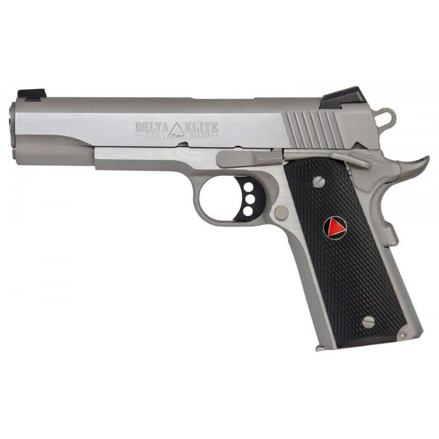 Colt Delta Elite Handgun 10mm Auto 8rd Magazine 5" Barrel Stainless Finish