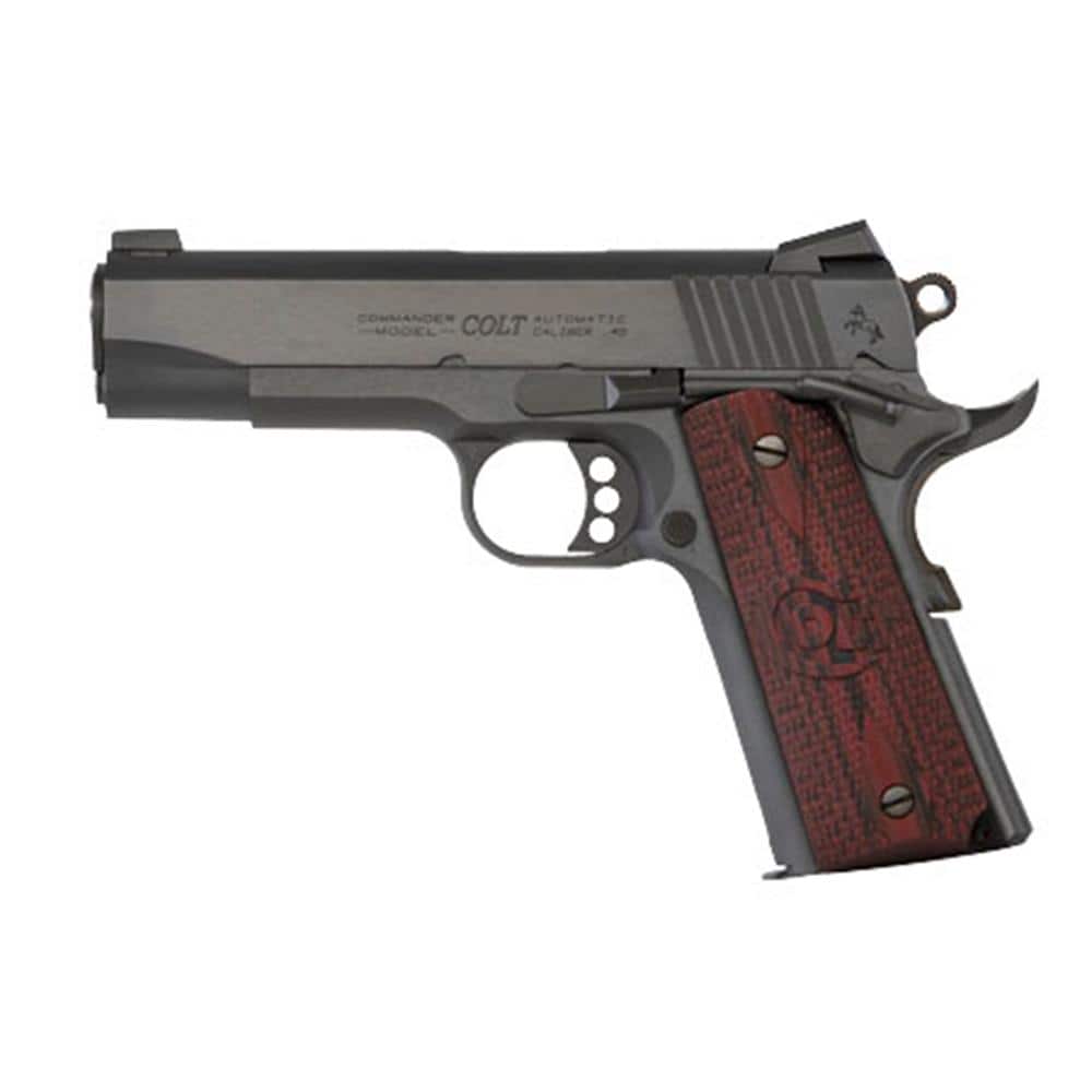 Colt Combat Commander Handgun 9mm Luger 9rd Magazine 4.25" Barrel Blued Finish