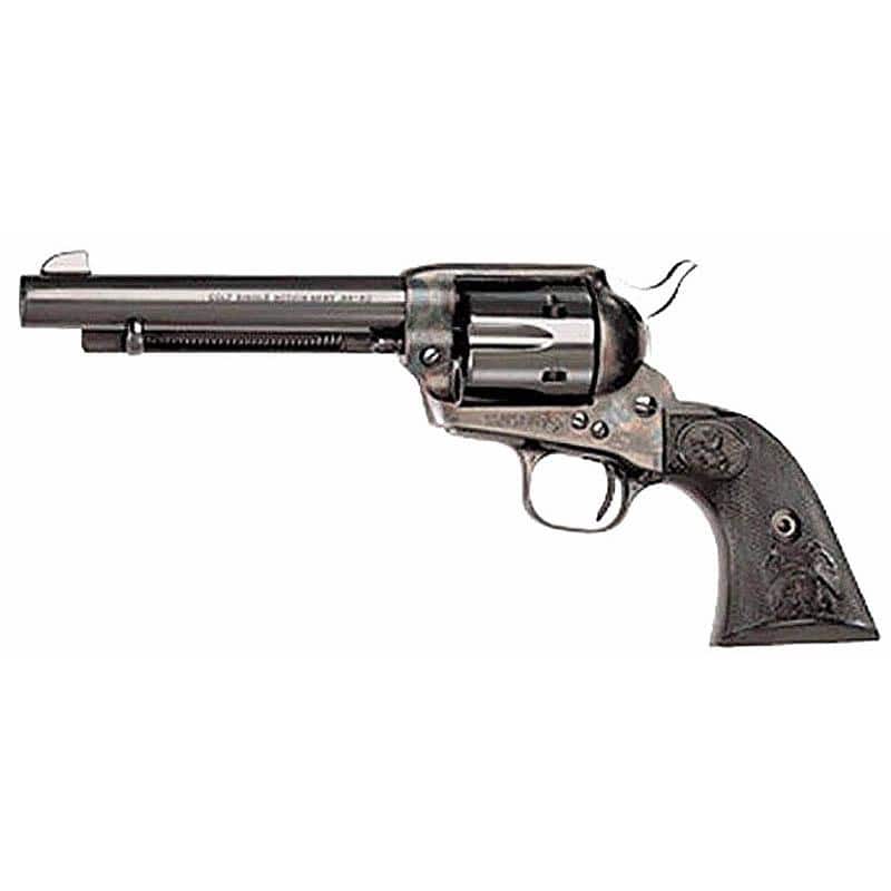 Colt SA Army Handgun .45 Colt 6rd Capacity 5.5" Barrel Colored Case Blued
