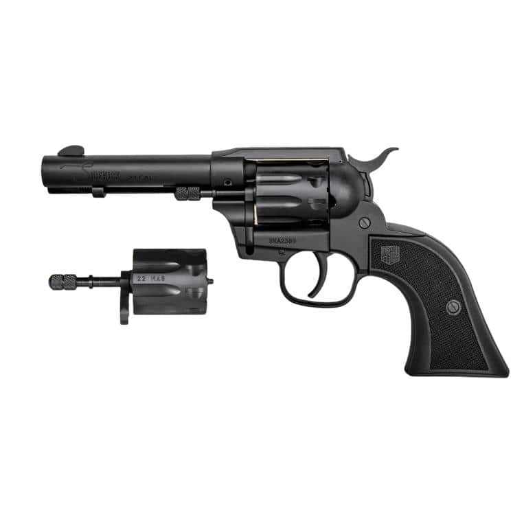Diamondback Sidekick Checkered Polymer Grip Handgun .22 WMR/.22 LR 9rd Capacity 4.5" Barrel SA/DA Black