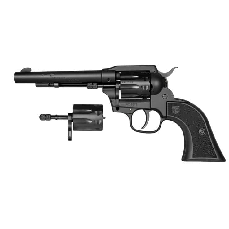 Diamondback Sidekick Checkered Polymer Grip Handgun .22 WMR/.22 LR 9rd Capacity 5.5" Tapered Barrel SA/DA Black