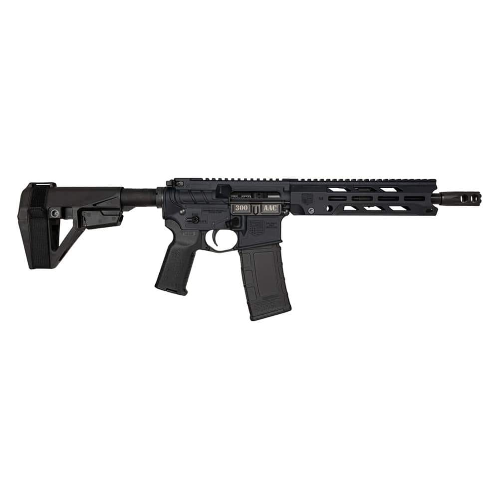 Diamondback DB15 Handgun 300Blk 30rd Magazine 10" 5/8x24 Threaded Barrel Black with SBA5 Brace